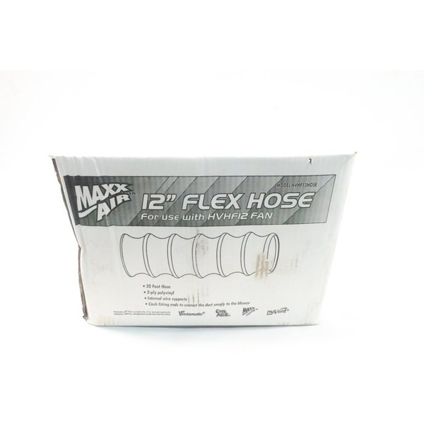 Maxx Air Portable Blower Hose 12In 20Ft Flexible Tube And Hose HVHF12HOSE
